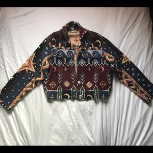 Vintage Painted Pony Hippie Sea and Stars Jacket